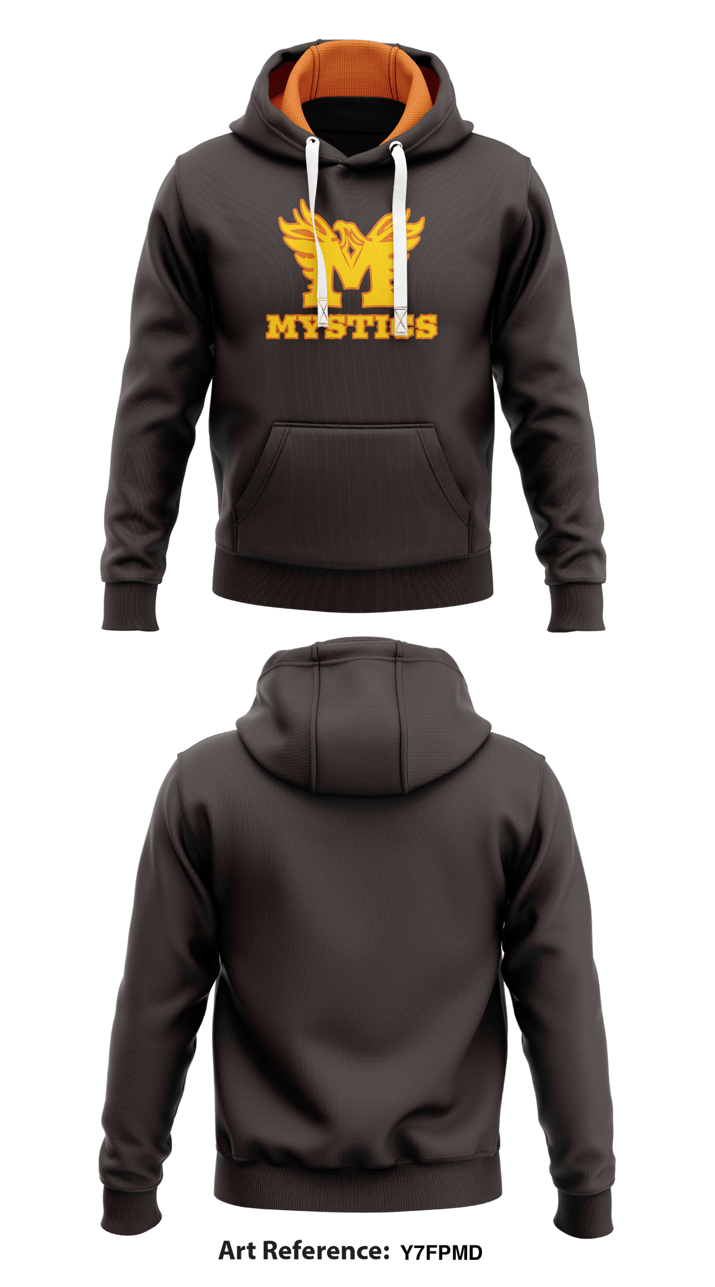 Monmouth Mystics Youth Amateur Sports Association Inc Store 1  Core Men's Hooded Performance Sweatshirt - Y7fpMD