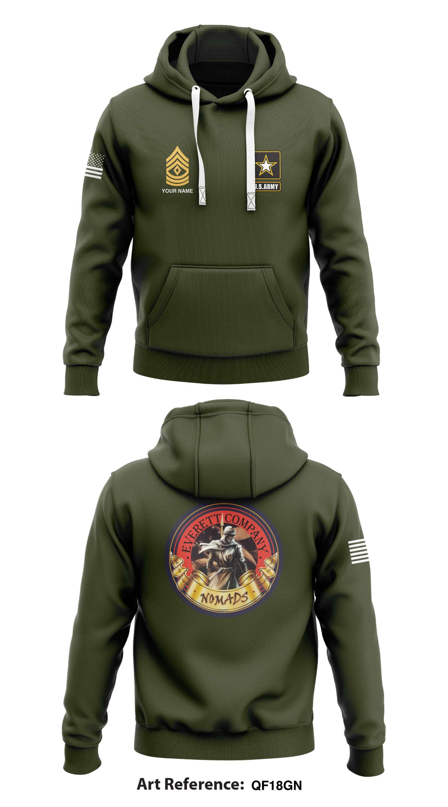 Everett Nomads Store 1  Core Men's Hooded Performance Sweatshirt - Qf18gN (1SG)