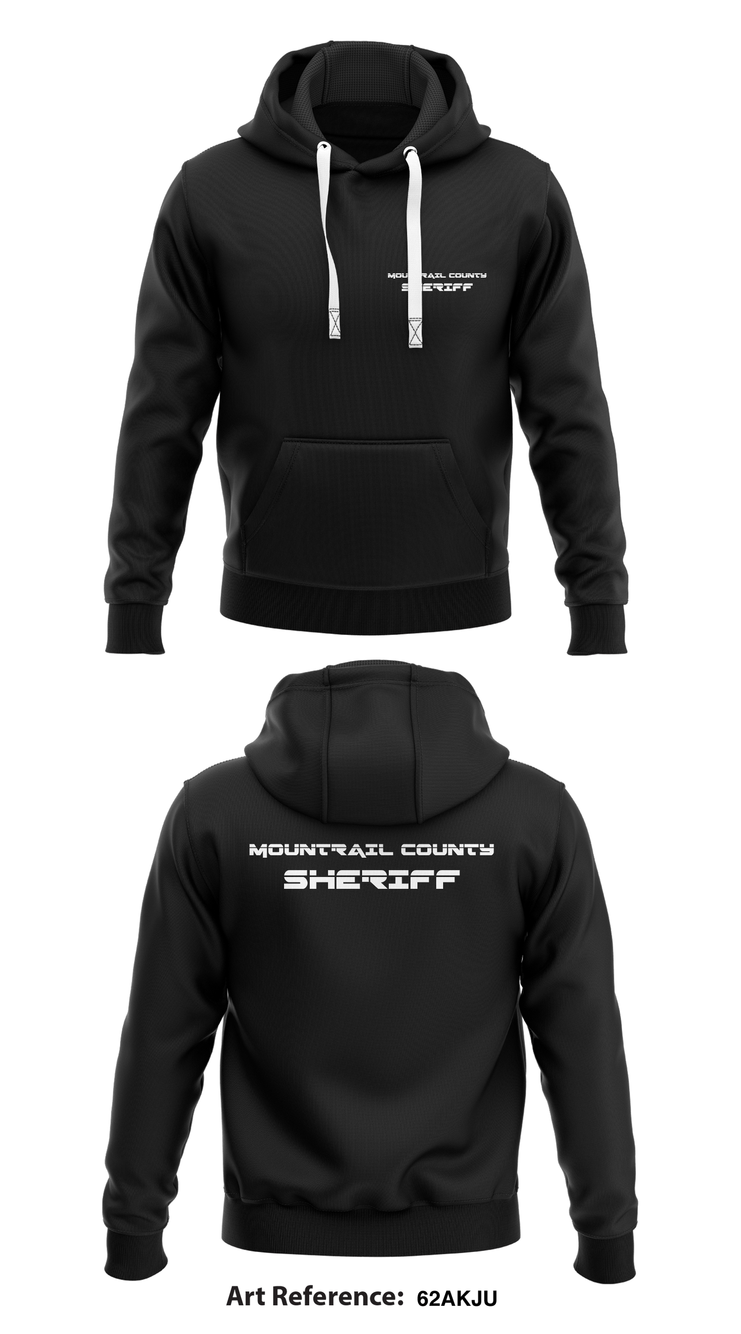 Mountrail County Sheriff Store 1  Core Men's Hooded Performance Sweatshirt - 62akJU