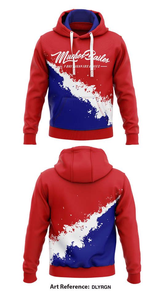 Muchos Bailes Store 1  Core Men's Hooded Performance Sweatshirt - DLYrGN