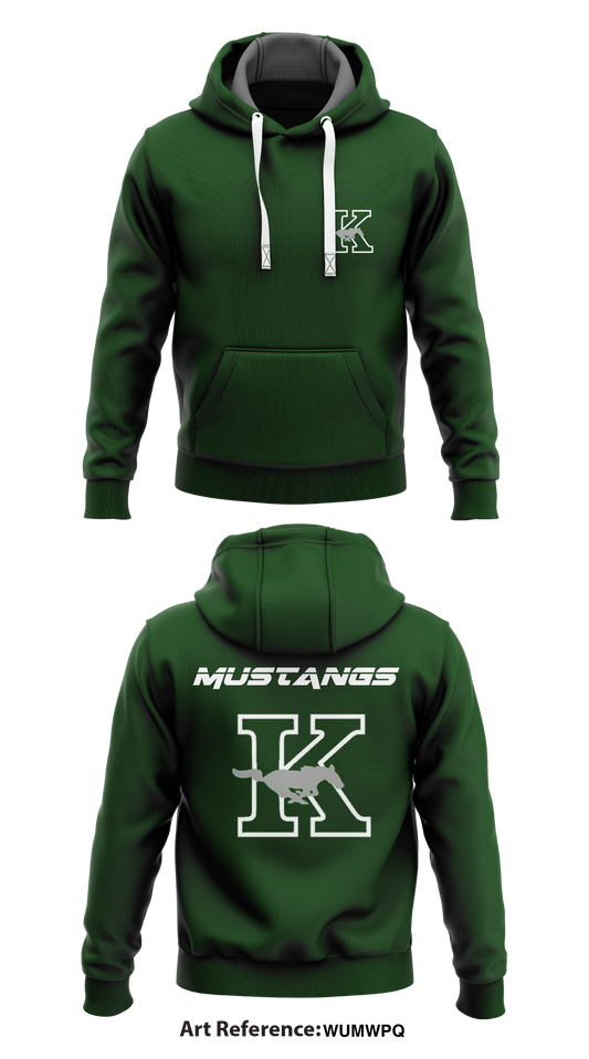 JFK Mustangs Store 1 Core Men's Hooded Performance Sweatshirt - wUMWPq