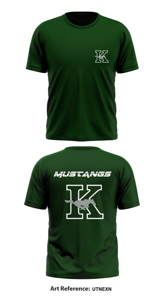 JFK Mustangs Store 1 Core Men's SS Performance Tee - uTNExN