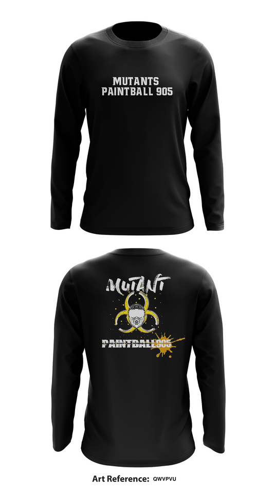 Mutants Paintball 905 Store 1 Core Men's LS Performance Tee - QwvPVu