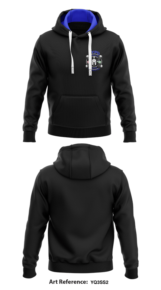 NYPD Powerlifting   Core Men's Hooded Performance Sweatshirt - YQ3ss2