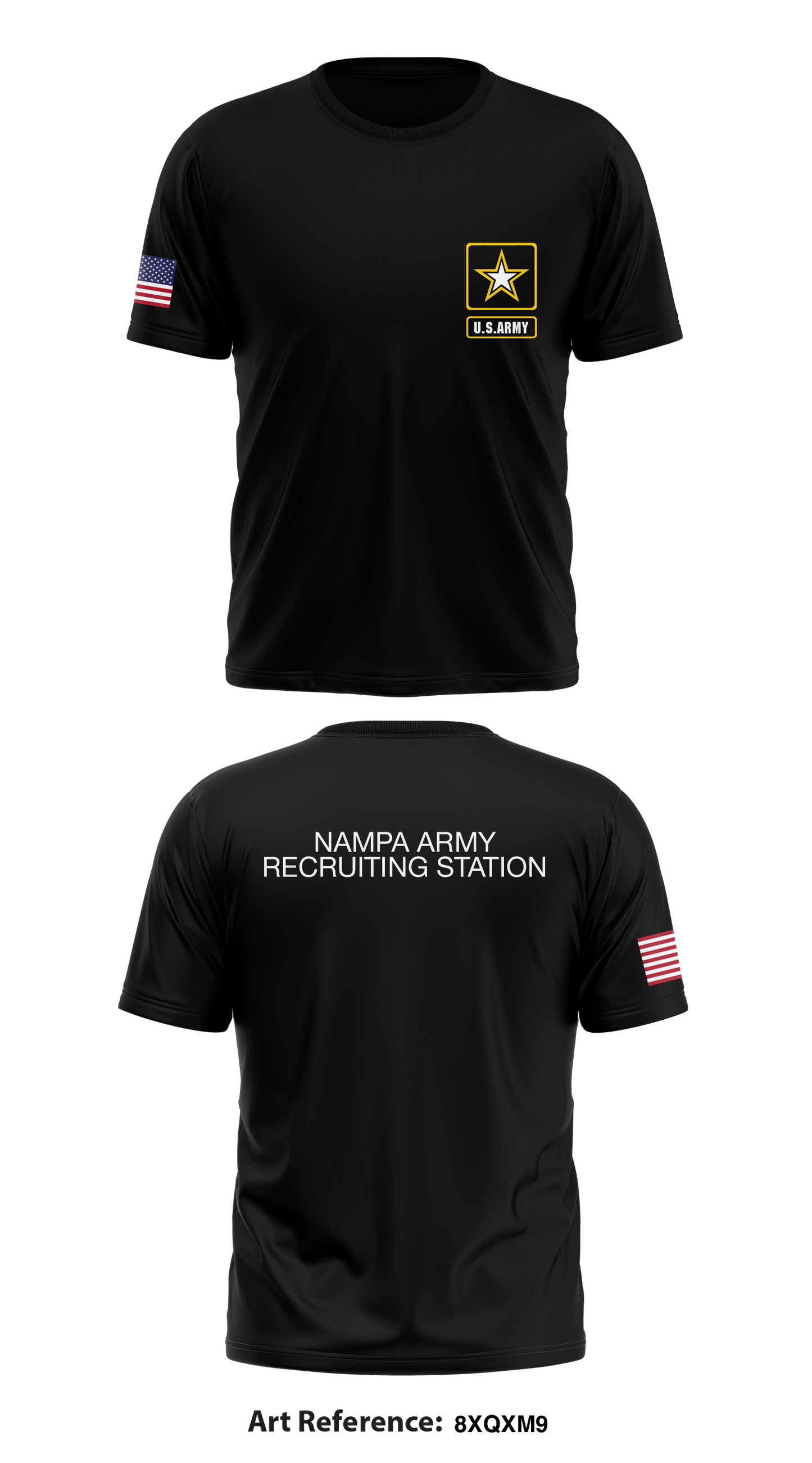 Nampa Army Recruiting Station Store 1 Core Men's SS Performance Tee - 8Xqxm9
