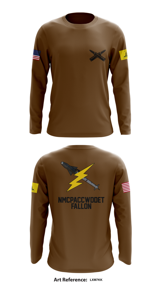 Naval Munitions Command Pacific Conus West Division Detachment Fallon Store 1  Core Men's LS Performance Tee - LXm7KK