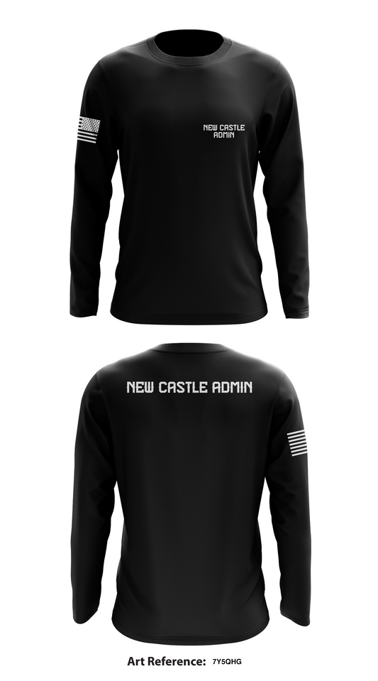 New castle admin Store 1  Core Men's LS Performance Tee - 7Y5qhg