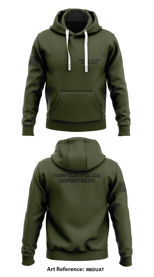 Norfolk Police Department Store 1 Core Men's Hooded Performance Sweatshirt - m6DuAT