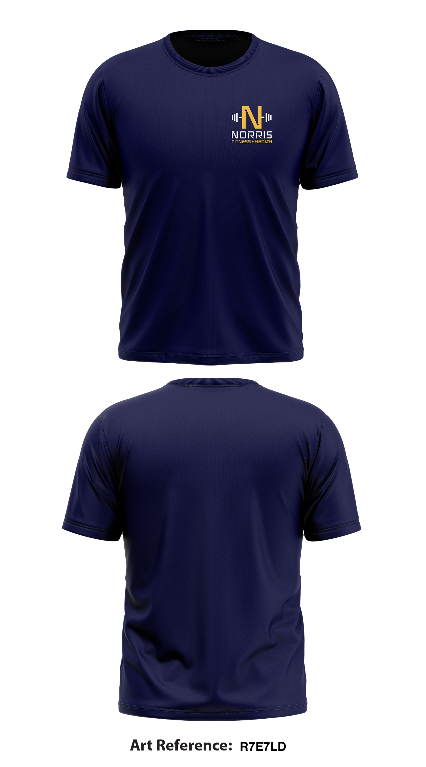 Norris Fitness +Health Store 1 Core Men's SS Performance Tee - R7E7LD