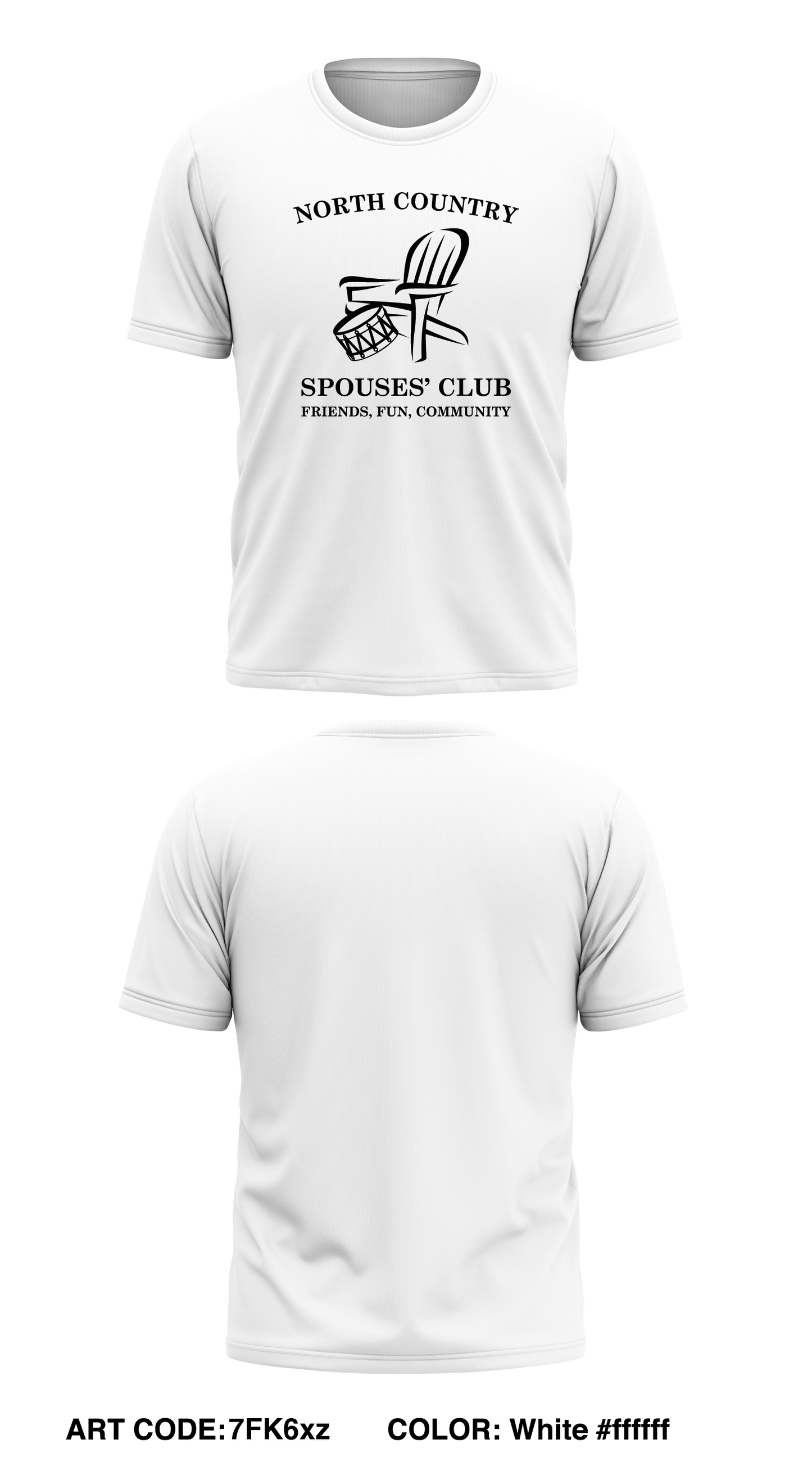 North Country Spouses' Club Store 1 Core Men's SS Performance Tee - 7FK6xz
