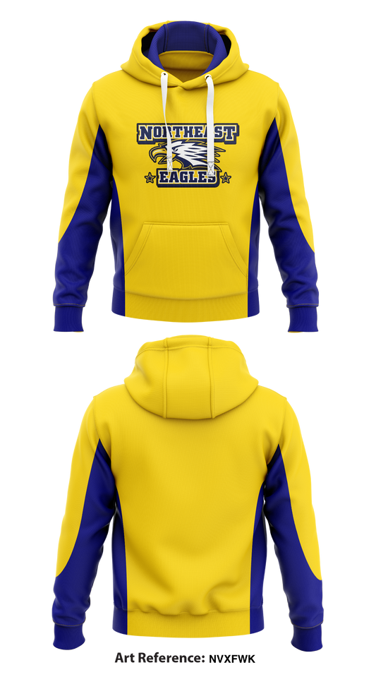 Northeast High School Store 1  Core Men's Hooded Performance Sweatshirt - nvxfWK