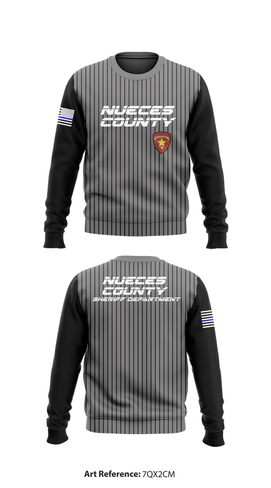 Nueces County sheriff department Store 1 Core Men's Crewneck Performance Sweatshirt - 7QX2cM