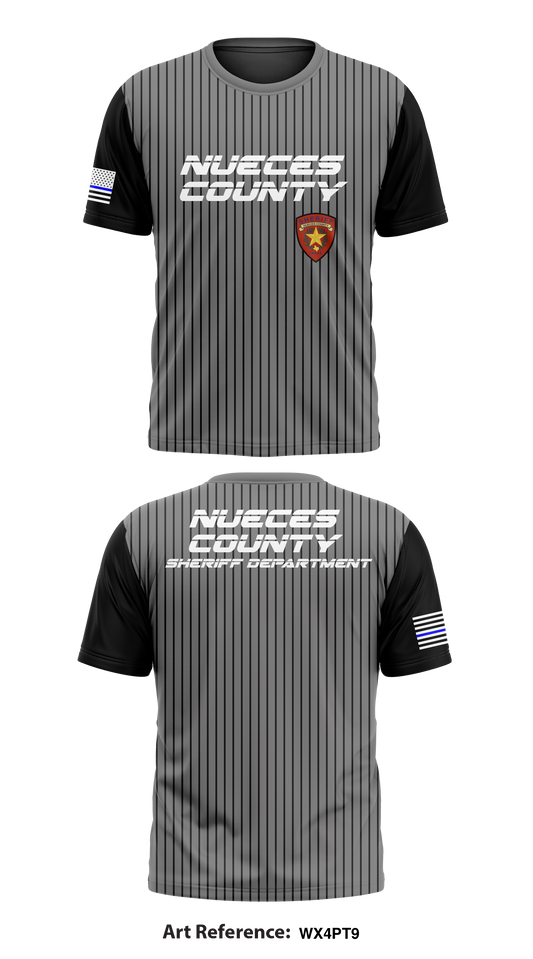 Nueces County sheriff department Store 1 Core Men's SS Performance Tee - Wx4pt9