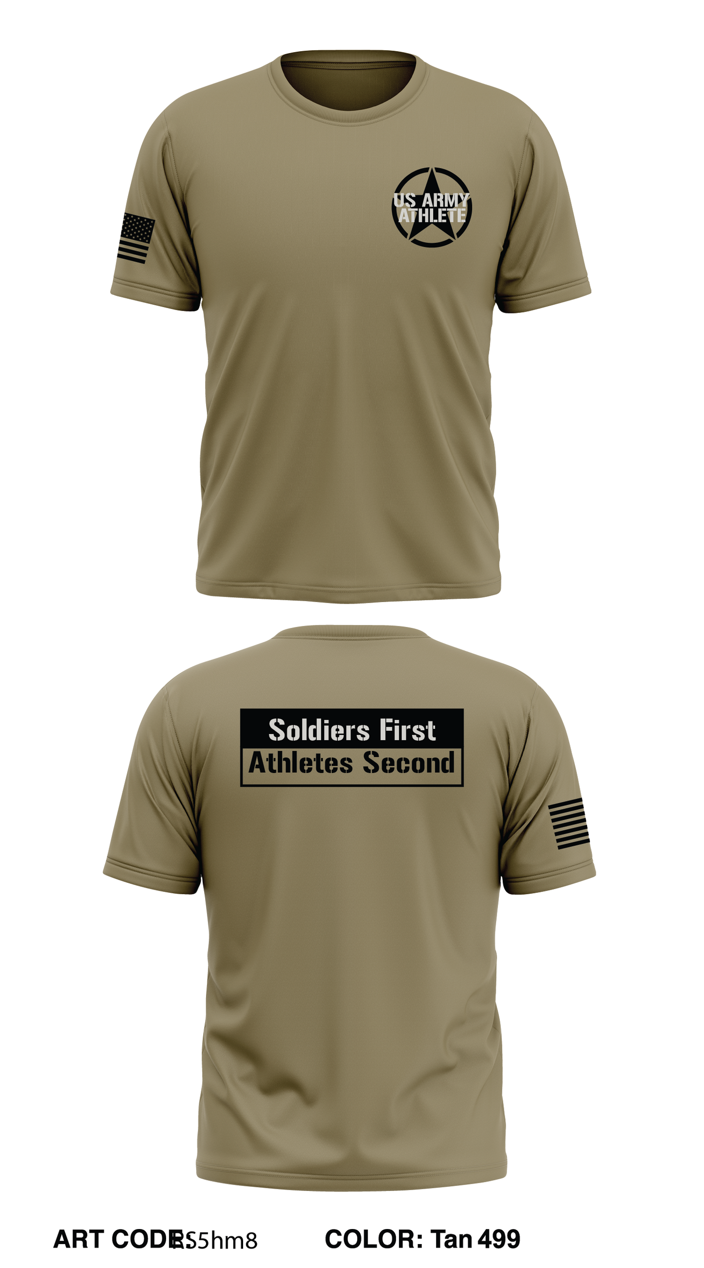 All Army Running Team Store 1 -  Core Men's SS Performance Tee - RS5hm8