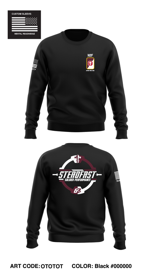 62nd Medical Brigade Store 1 Core Men's Crewneck Performance Sweatshirt - OTOTOT