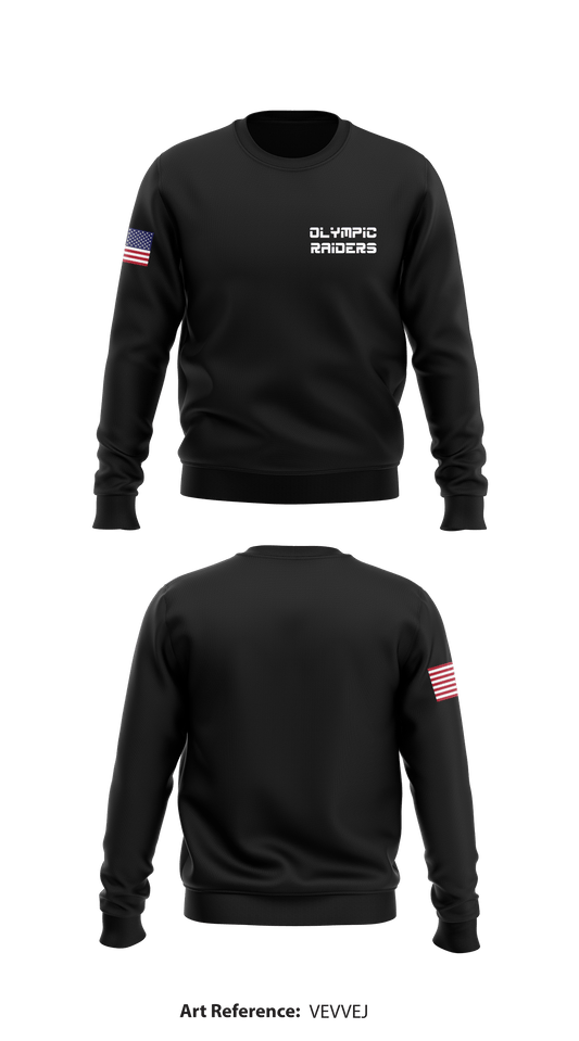 Olympic Raiders Store 1 Core Men's Crewneck Performance Sweatshirt - vEvveJ