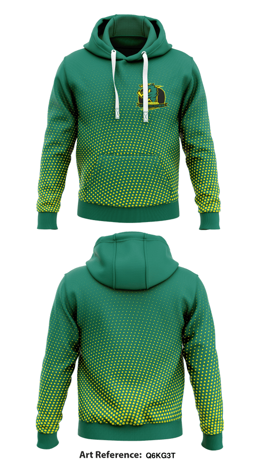 Opa-Locka Hurricanes   Core Men's Hooded Performance Sweatshirt - q6KG3t