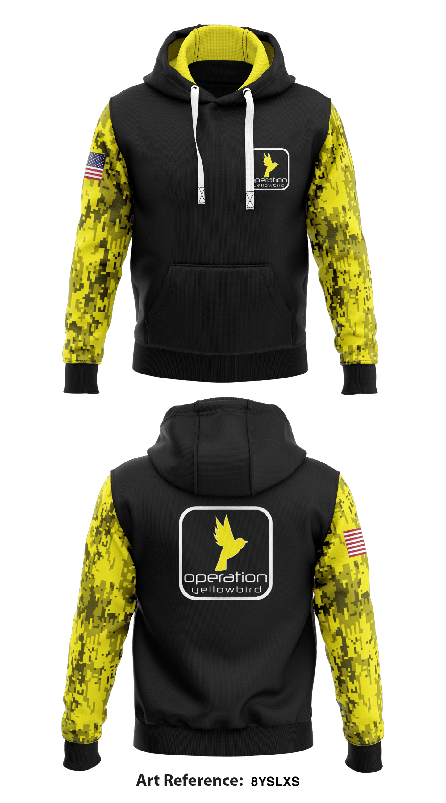 Operation Yellowbird Store 1  Core Men's Hooded Performance Sweatshirt - 8ySLXS