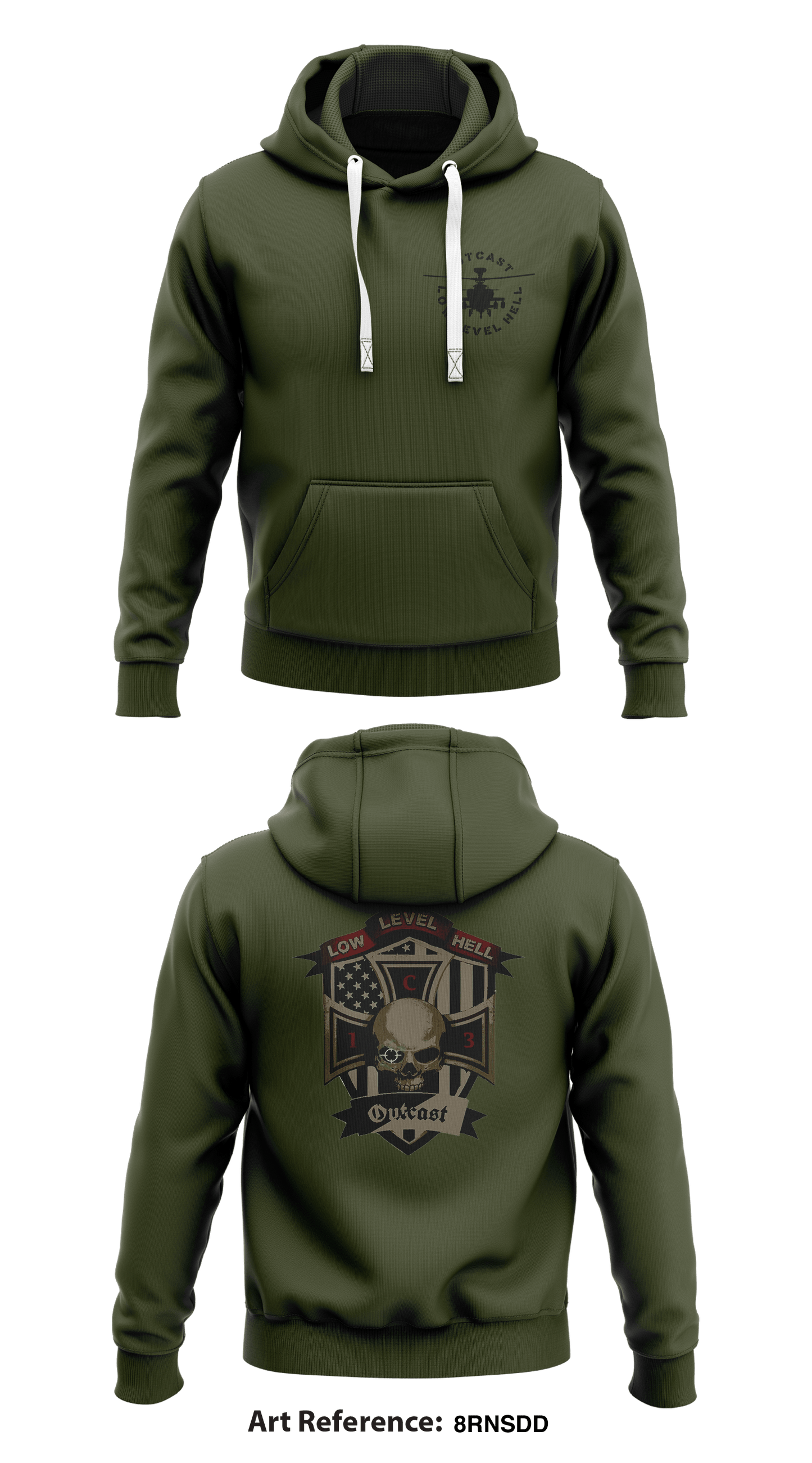 Outcast Company Store 1  Core Men's Hooded Performance Sweatshirt - 8RNsDd