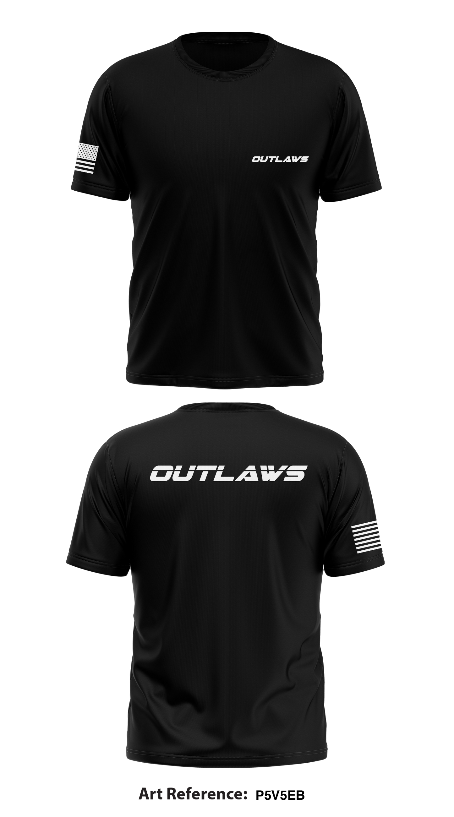 Outlaws Store 6 Core Men's SS Performance Tee - p5V5EB