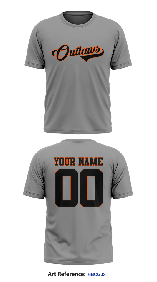 I40 Outlaws Store 1 Core Men's SS Performance Tee - A8JArU