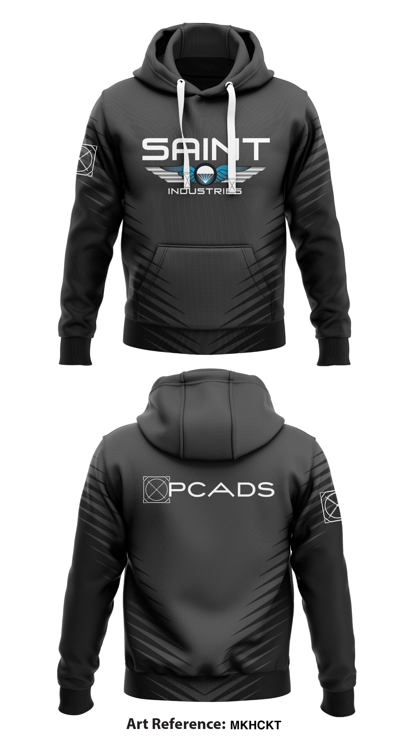TEAM PCADS™ Store 1  Core Men's Hooded Performance Sweatshirt - mkhckt