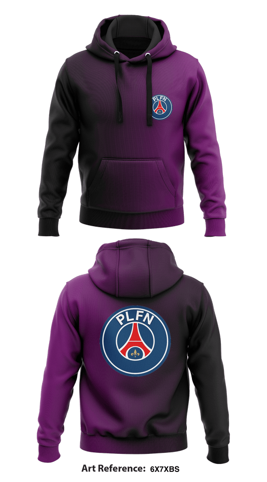 PLFN Store 2  Core Men's Hooded Performance Sweatshirt - 6x7XBS