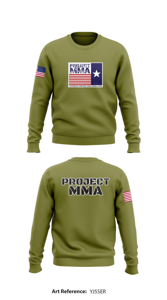 PROJECT MMA Store 1 Core Men's Crewneck Performance Sweatshirt - SrNwz7