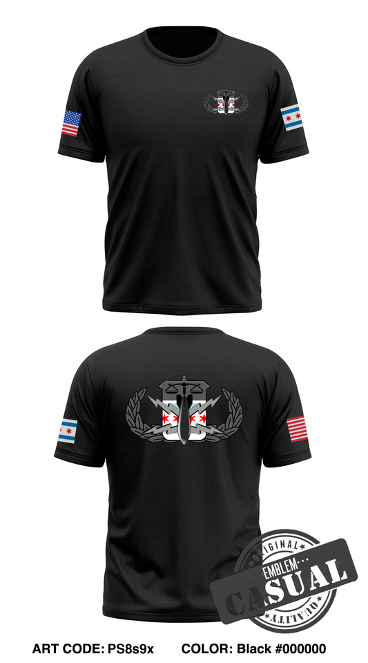 Chicago Bomb Squad Store 1 Core Men's SS Performance Tee - PS8s9x