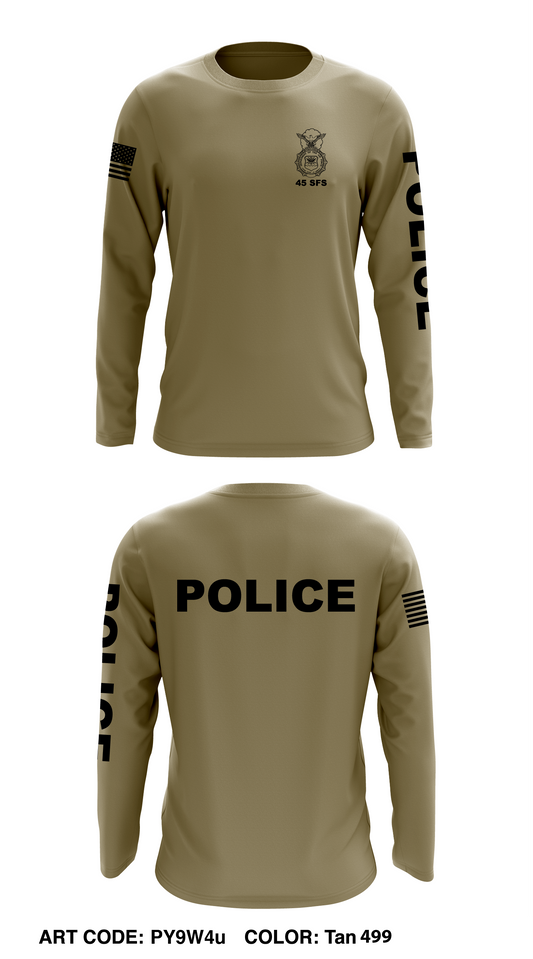 45th SFS Core Men's LS Performance Tee - PY9W4u