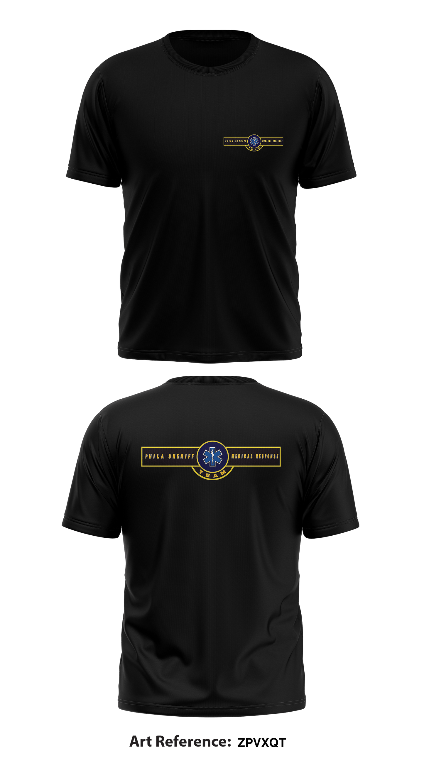 Philadelphia Sheriff's Office Medical Response Team Store 1 Core Men's SS Performance Tee - zPVxqT