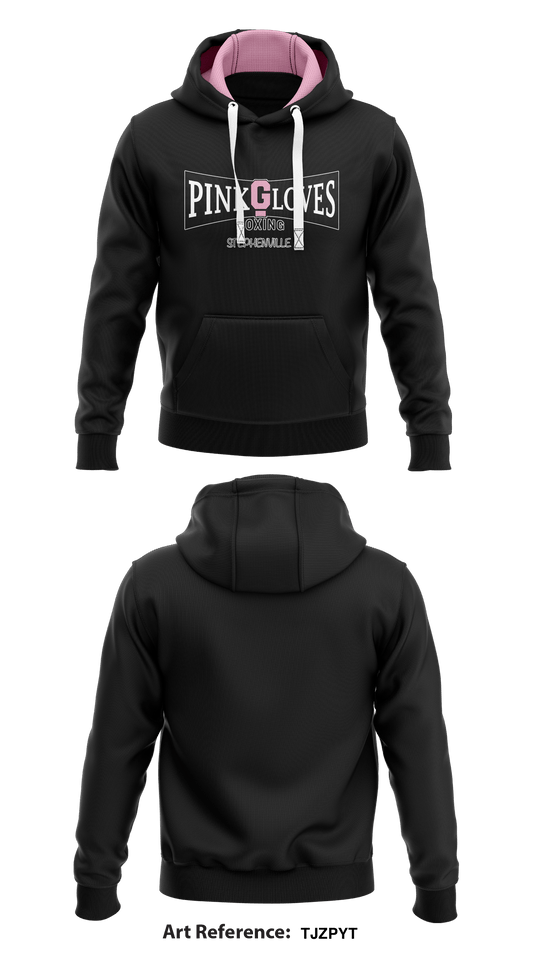 Pink Gloves Boxing Stephenville Store 1  Core Men's Hooded Performance Sweatshirt - Tjzpyt