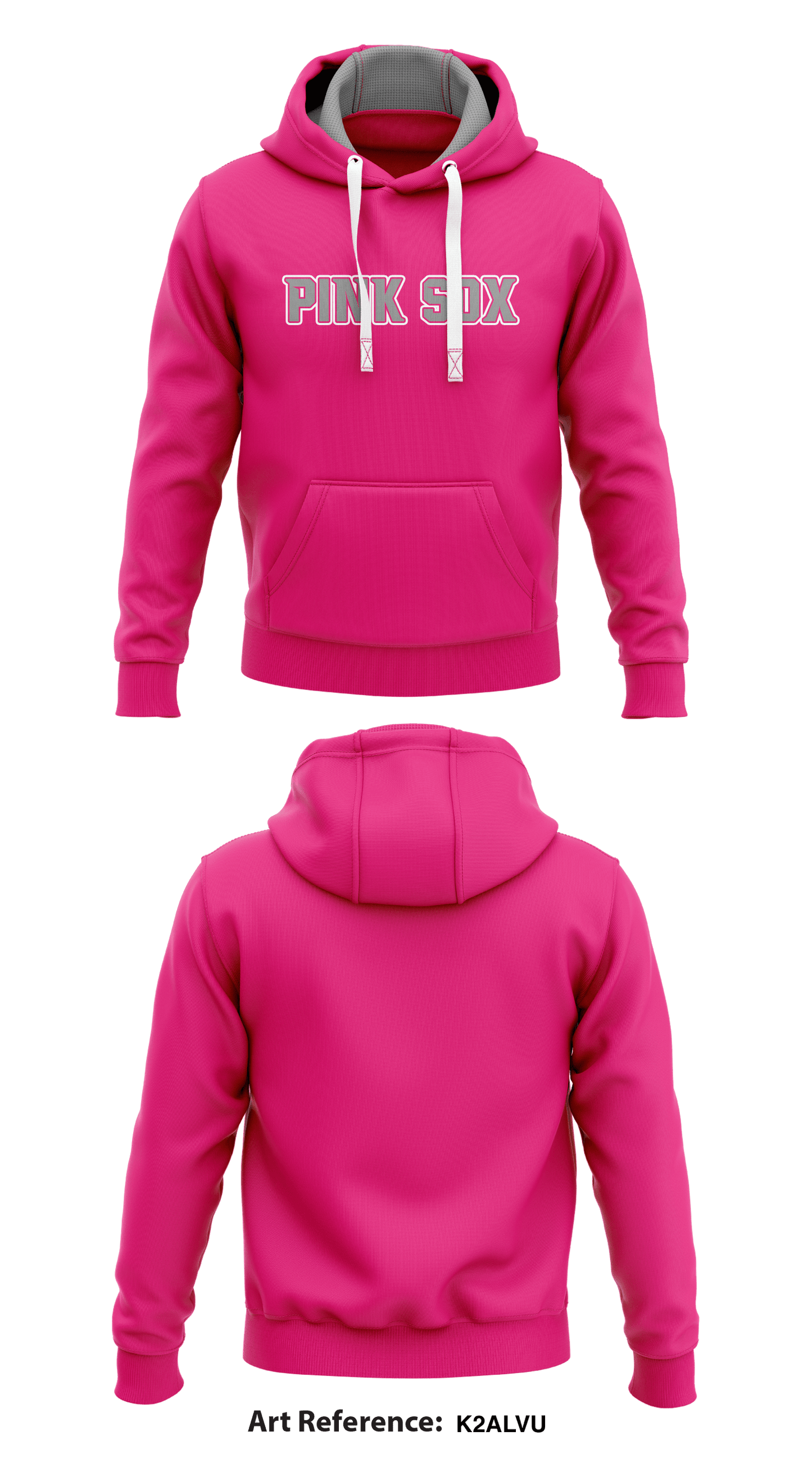 Pink Sox Store 2  Core Men's Hooded Performance Sweatshirt - k2ALVU