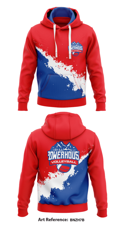 Powerhouse Volleyball Store 1  Core Men's Hooded Performance Sweatshirt - bNZH7B