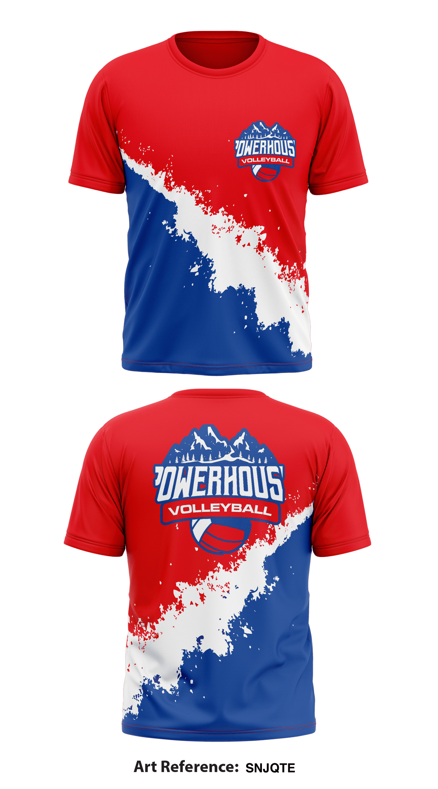 Powerhouse Volleyball Store 1 Core Men's SS Performance Tee - snjQTe