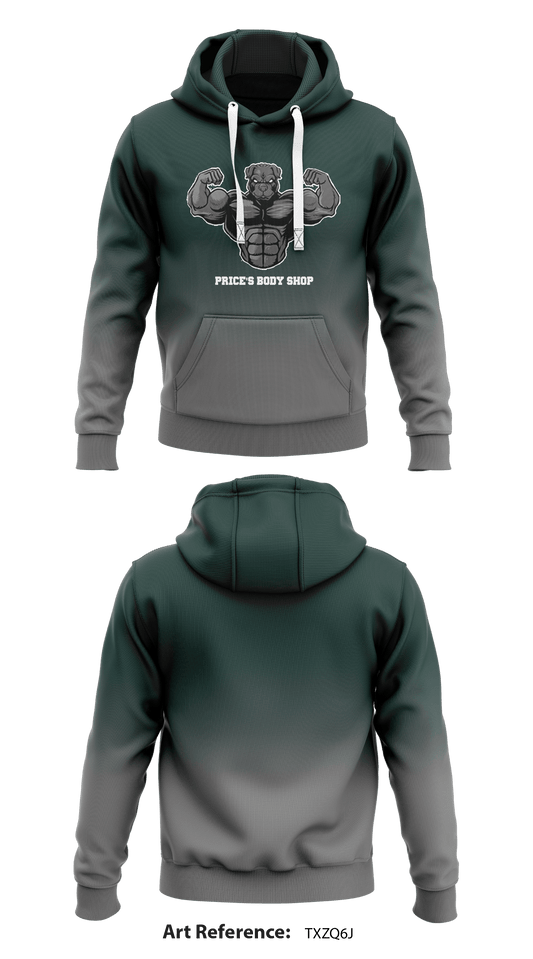 Price's body shop  Core Men's Hooded Performance Sweatshirt - txZQ6j