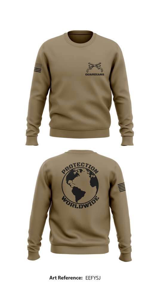 Protective Services Battalion Store 1 Core Men's Crewneck Performance Sweatshirt - EEFySJ