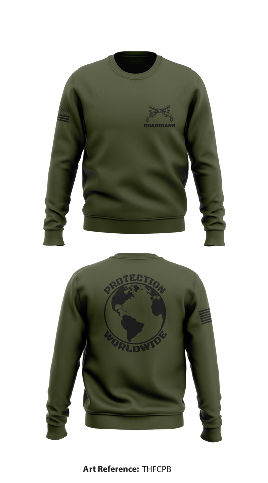 Protective Services Battalion Store 1 Core Men's Crewneck Performance Sweatshirt - tHFCpB