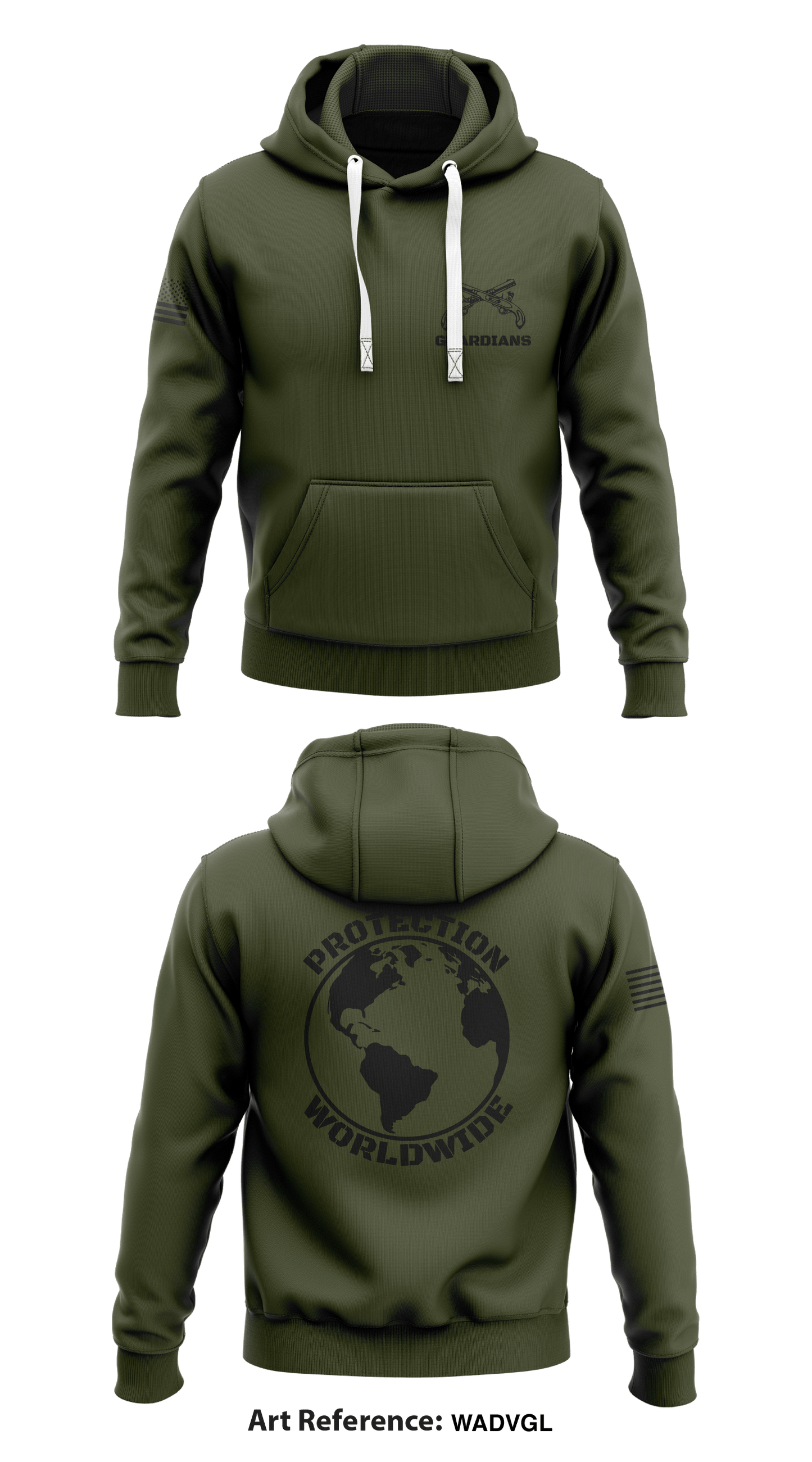 Protective Services Battalion Store 1 Core Men's Hooded Performance Sweatshirt - WaDvGL