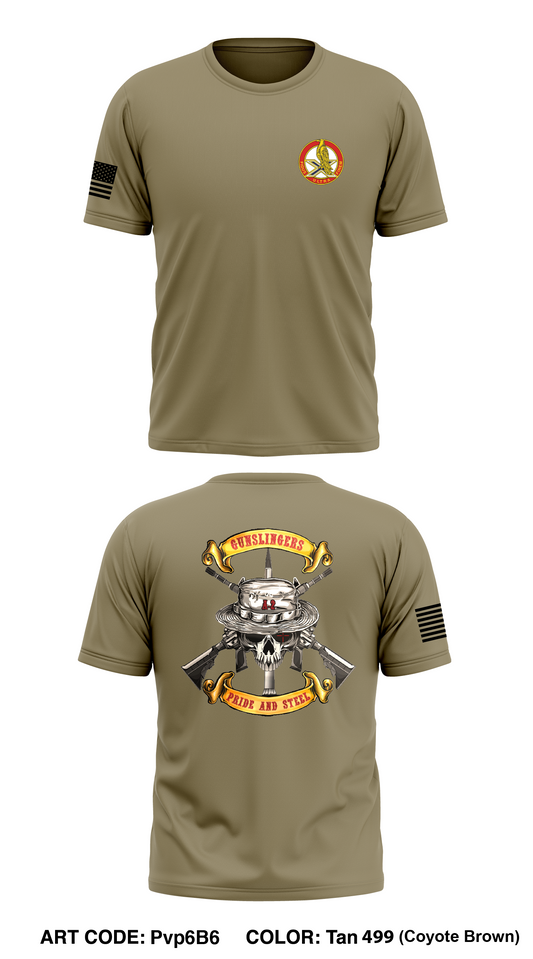 A-2 THAAD, 1-43 ADA Core Men's SS Performance Tee - Pvp6B6