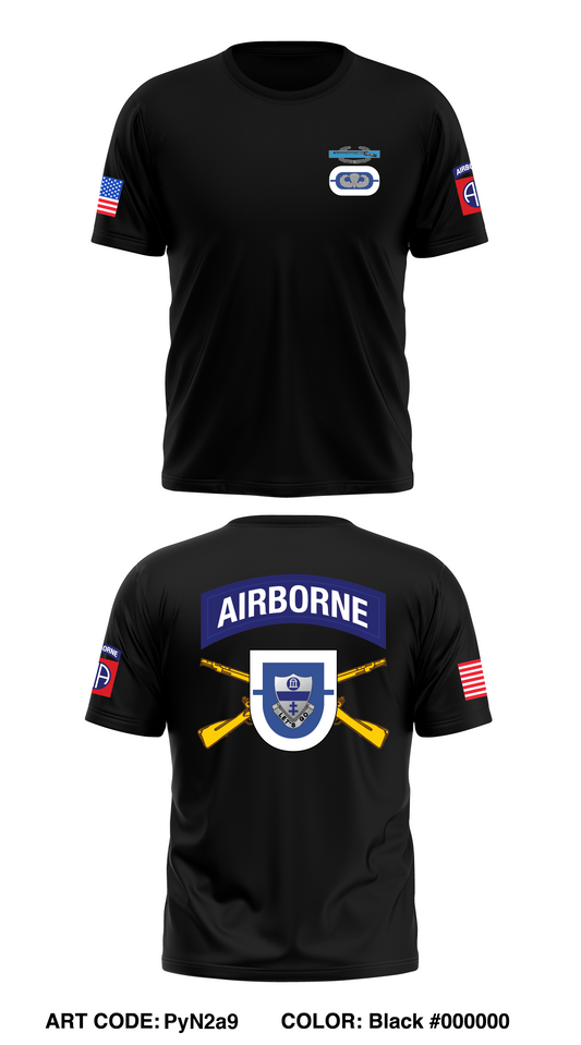1st Battalion, 325th Airborne Infantry Regiment Core Men's SS Performance Tee - PyN2a9