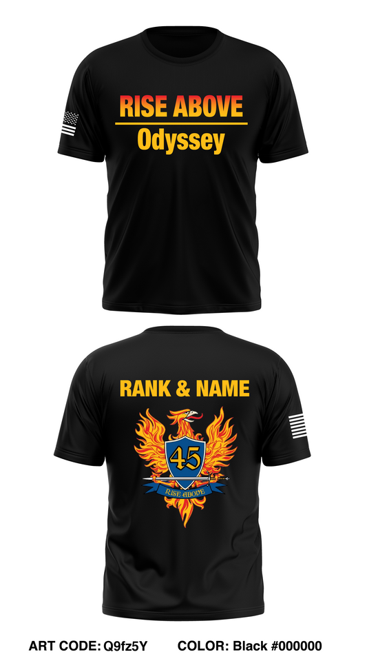 45th Hazard Response Company Core Men's SS Performance Tee - Q9fz5Y