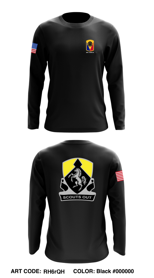 HHT 1/153 CAV Core Men's LS Performance Tee - RH6rQH