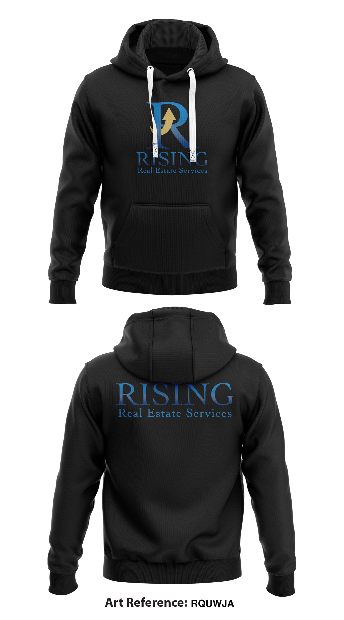 RISING Real Estate Services Store 1 Core Men's Hooded Performance Sweatshirt - rqUwJa