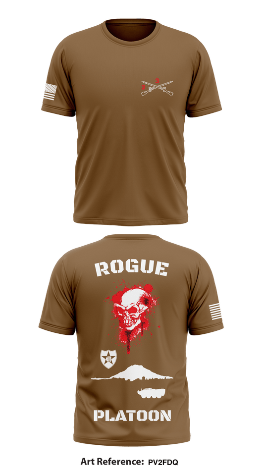 Rogue Platoon Store 1 Core Men's SS Performance Tee - PV2Fdq