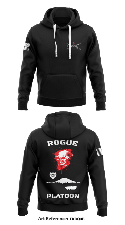 Rogue Platoon Store 1  Core Men's Hooded Performance Sweatshirt - FKDQ3B