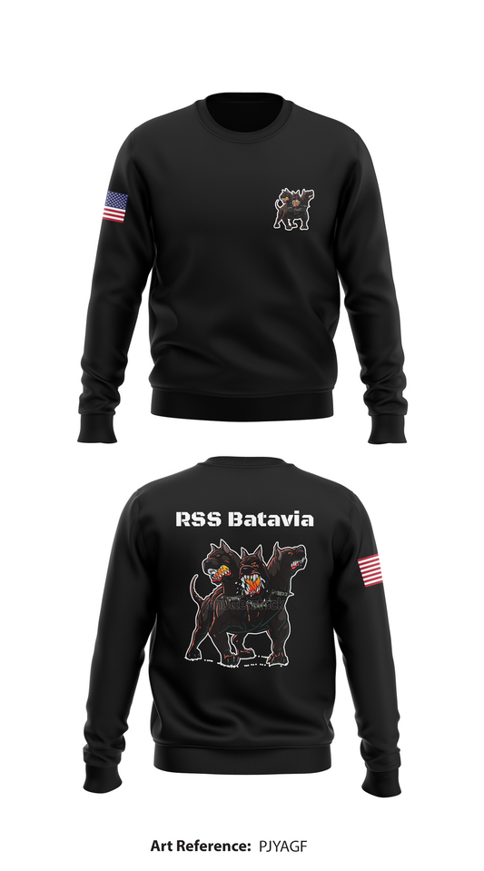 RSS Batavia Store 1 Core Men's Crewneck Performance Sweatshirt - PjYAgf