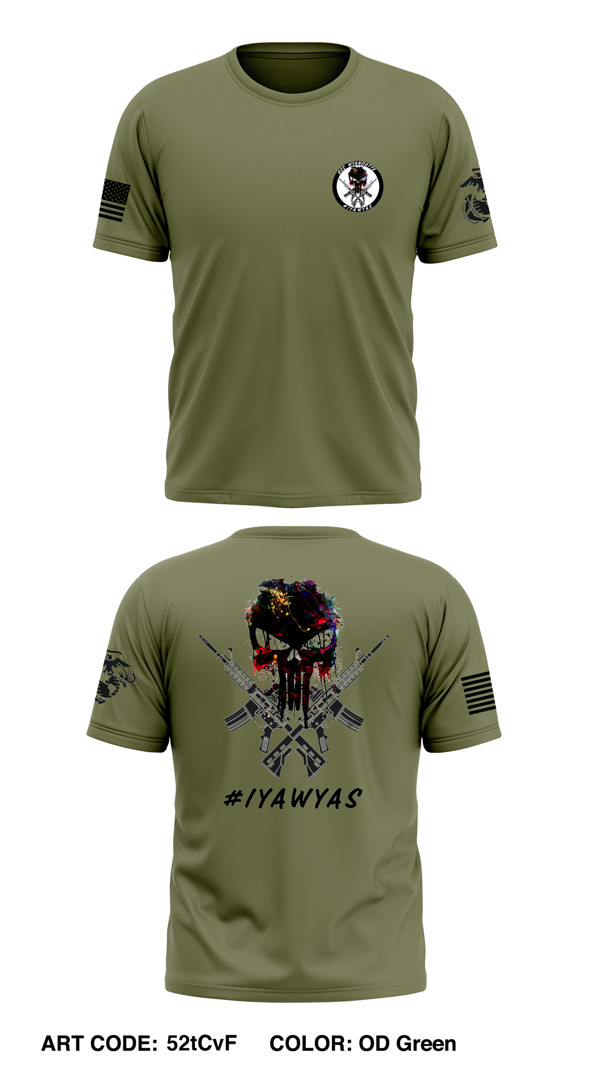RSS WYANDOTTE Store 1 Core Men's SS Performance Tee - 52tCvF