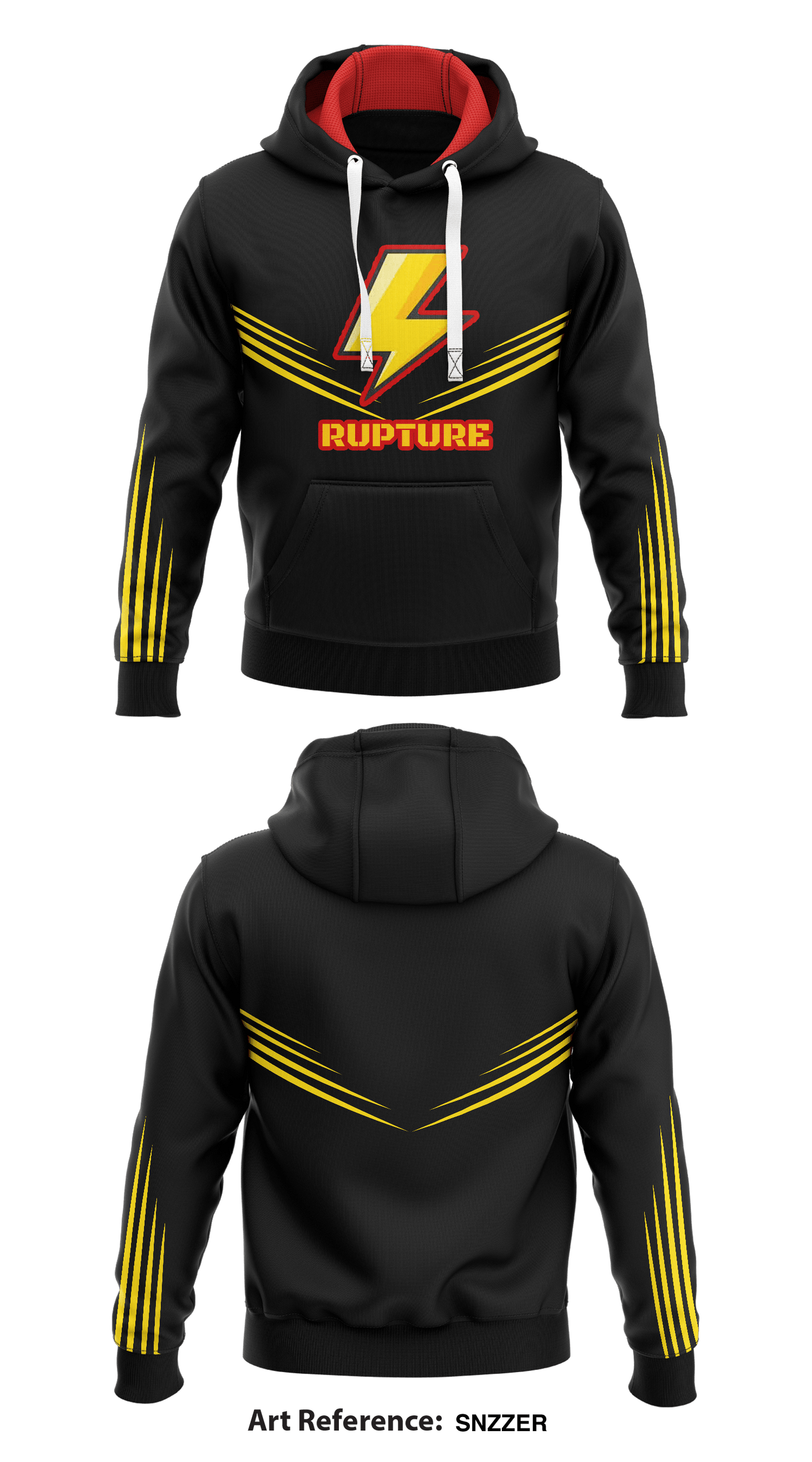 RUPTURE Store 1  Core Men's Hooded Performance Sweatshirt - SnzzeR