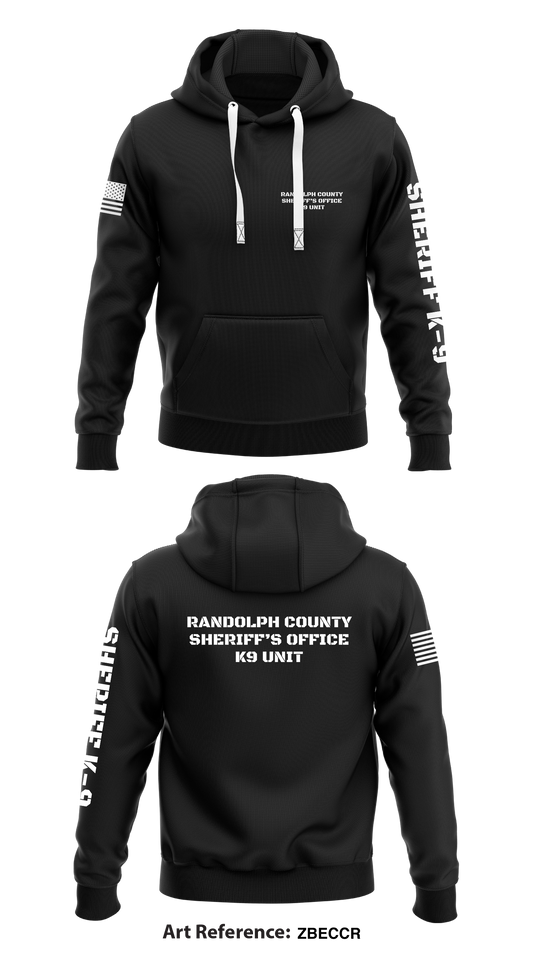 Randolph County Sheriff’s Office K9 Unit Store 1  Core Men's Hooded Performance Sweatshirt - ZbECCR
